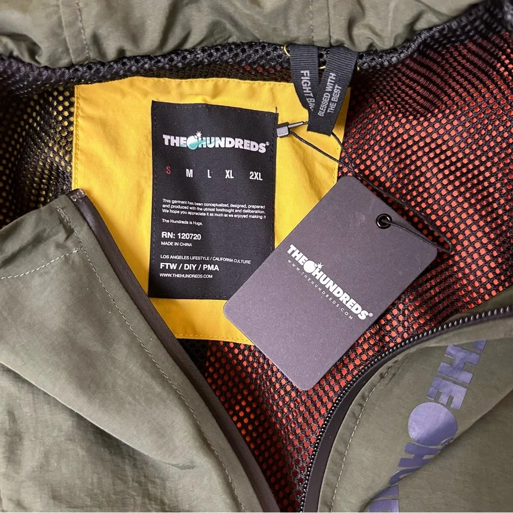 NWT The Hundreds Colorblock Hooded Jacket